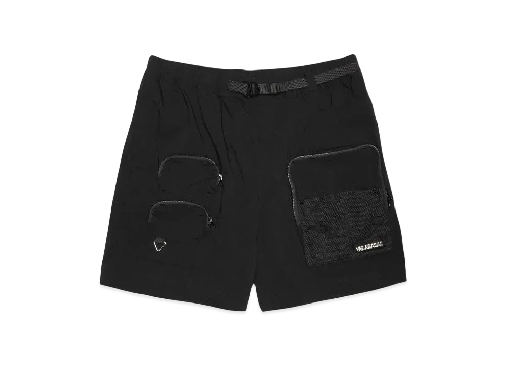 VALABASAS Cargo Compact BLACK NYLON SHORTS "BLACK"