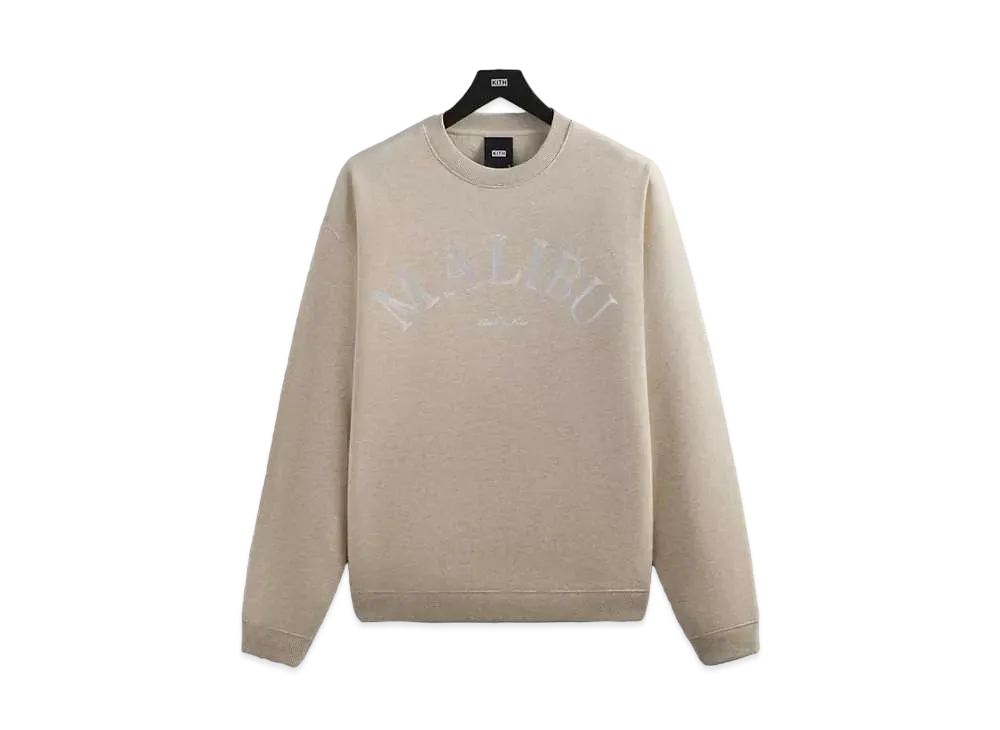 Kith Malibu Souvenir Crewneck "Heather Oatmeal"
