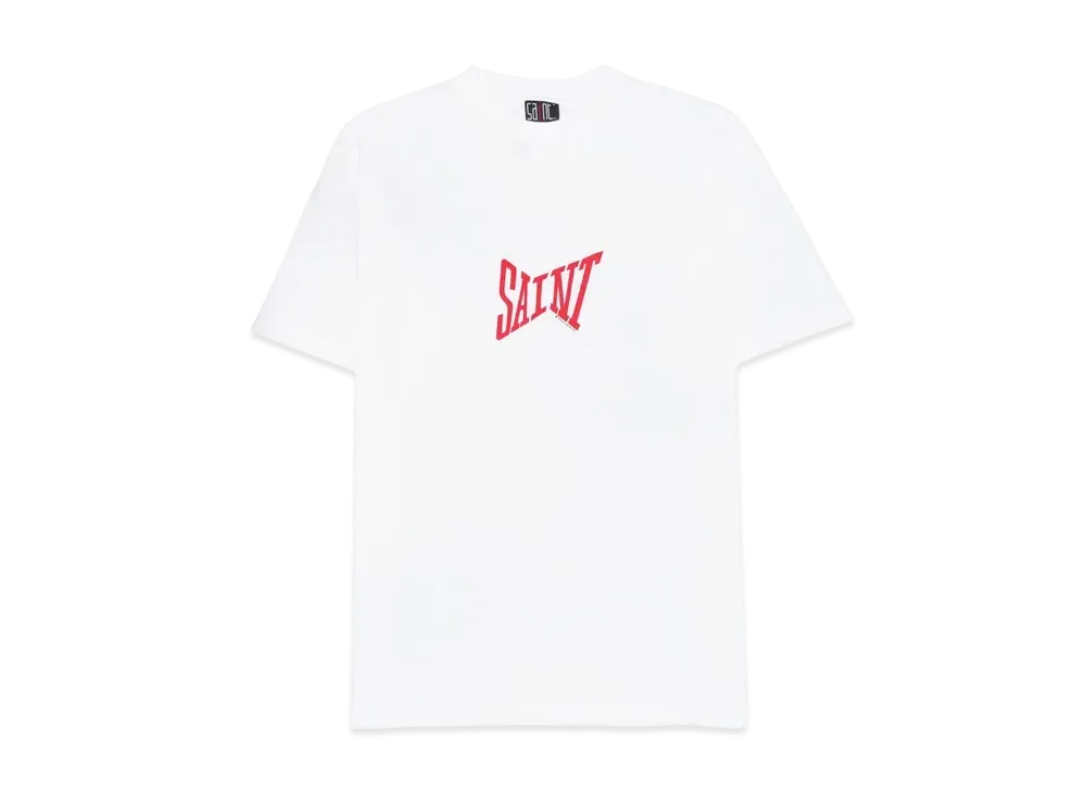 SAINT Mxxxxxx 24SS SS Tee / Ribon Saint "White/Red"