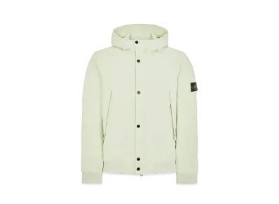 Stone Island 40227 Light Soft Shell-R_E.DYE Technology In Recycled Polyester "Pistachio Green"