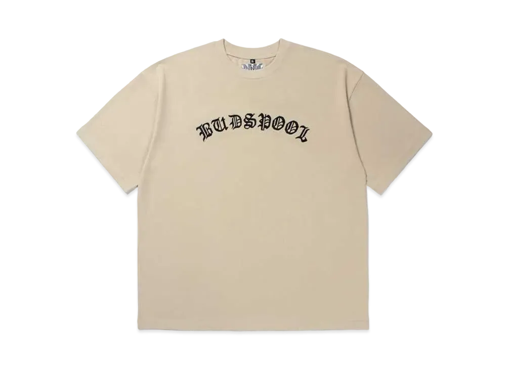 APHRODITEGANG Budspool ARC Logo Embroidery S/S Tee "Light Brown"