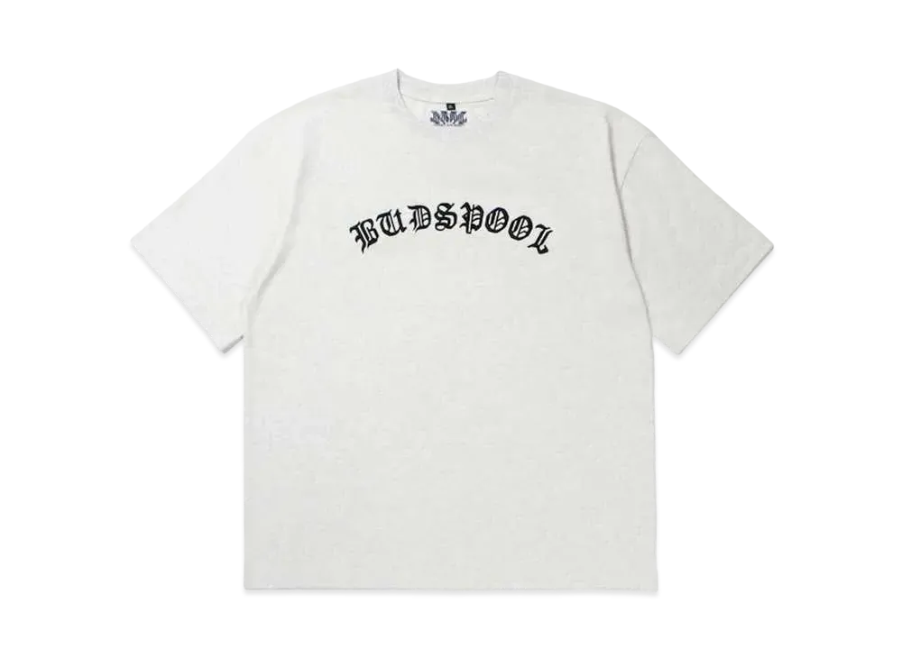 APHRODITEGANG Budspool ARC Logo Embroidery S/S Tee "Light Gray"