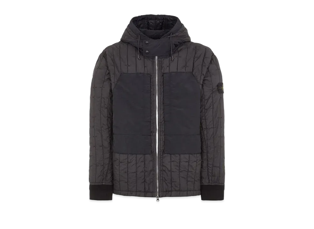 Stone Island 40731 Quilted Nylon Stella With PRIMALOFT-TC "Black"