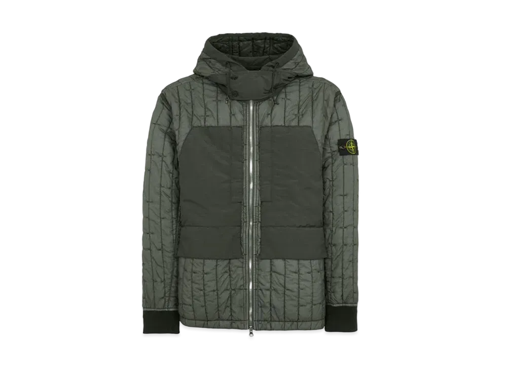 Stone Island 40731 Quilted Nylon Stella With PRIMALOFT-TC "Musk Green"