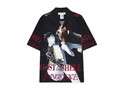 WACKO MARIA x GHOST IN THE SHELL 2 INNOCENCE Hawaiian Shirt "Black"