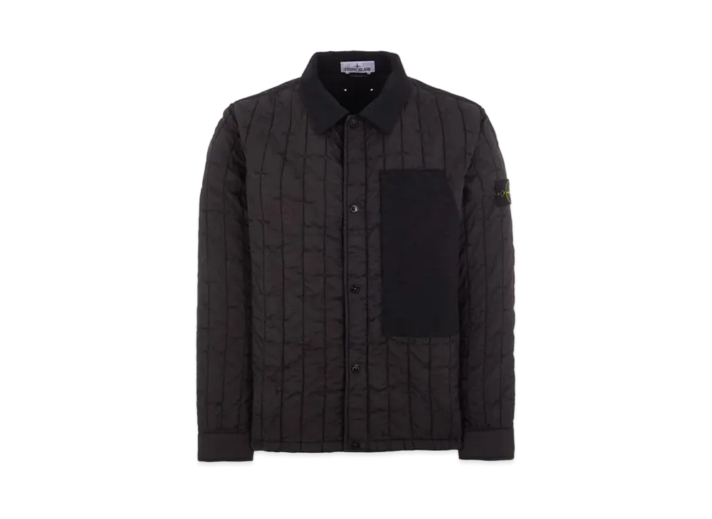 Stone Island 40831 Quilted Nylon Stella With PRIMALOFT-TC "Black"
