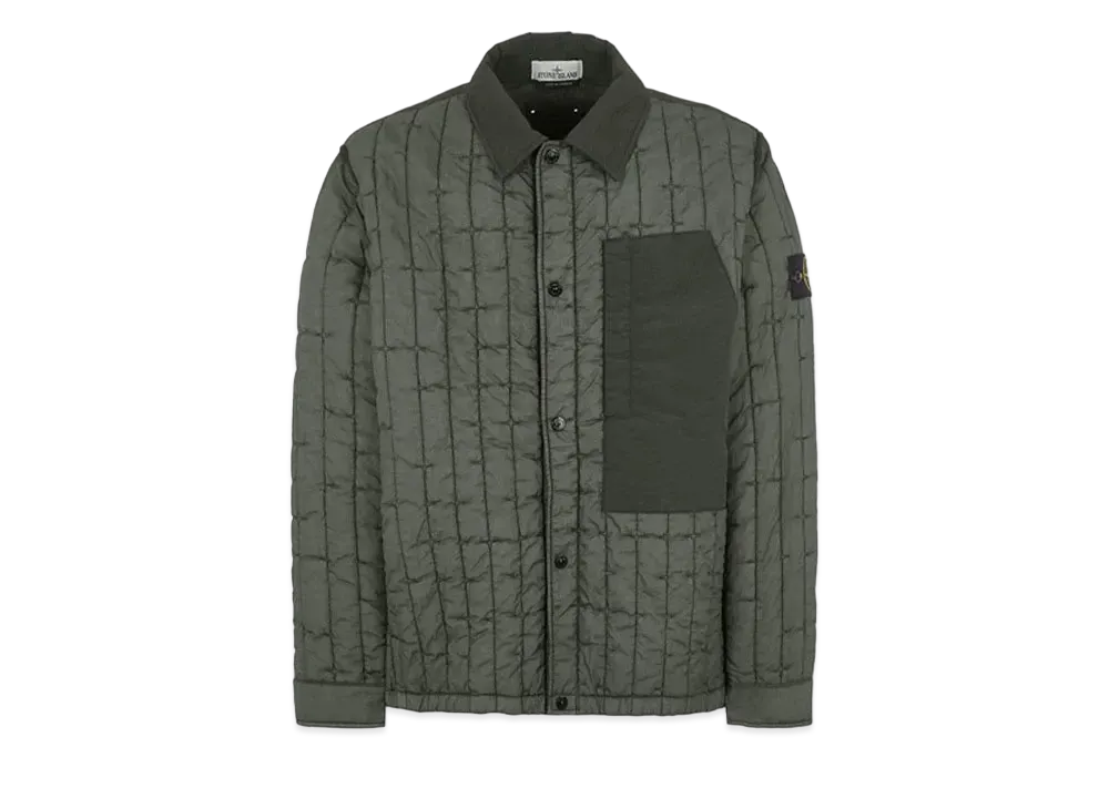 Stone Island 40831 Quilted Nylon Stella With PRIMALOFT-TC "Musk Green"