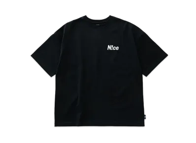 N!ce Embroidery Tee "Black"