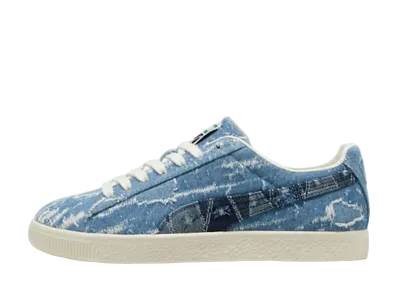 Puma Clyde "Frosted Ivory/Faded Denim"