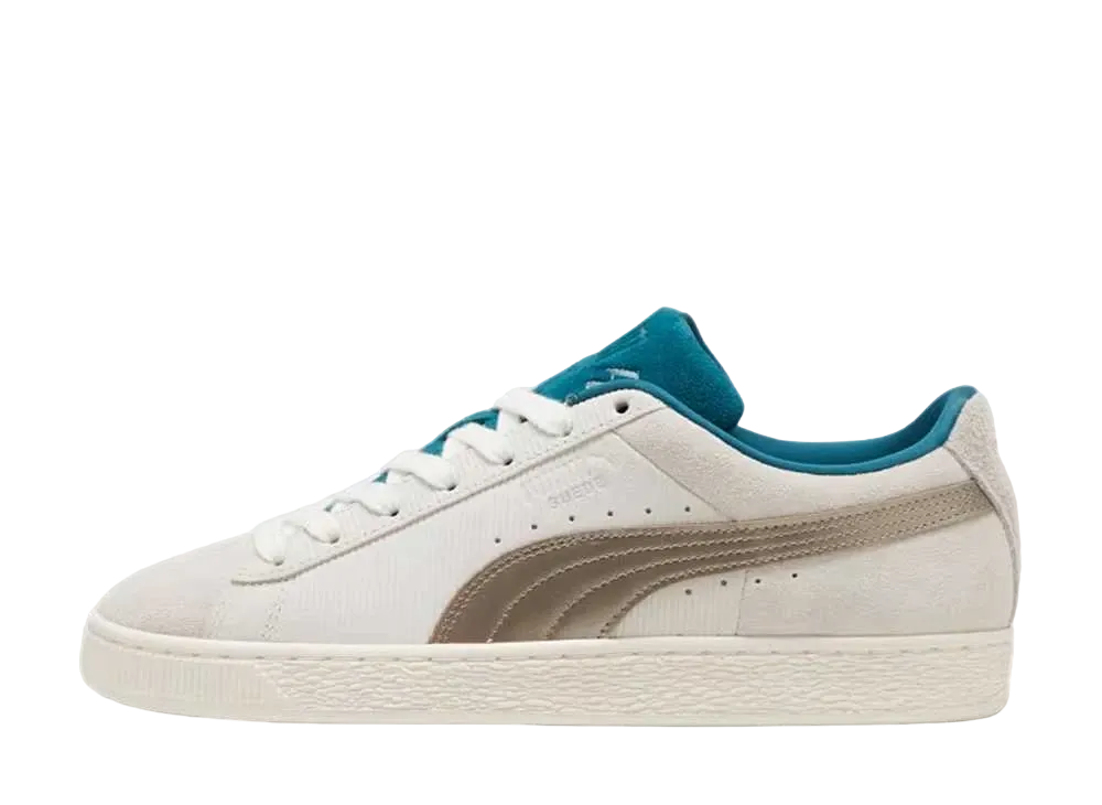 プーマ プレイラウド スウェード "ウォームホワイト/コールドグリーン"