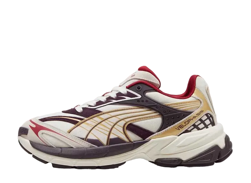 Puma Play Loud Velophasis "Warm White/Midnight Plum"