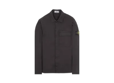 Stone Island 10710 SUPIMA Cotton Twill Stretch-TC "Black"
