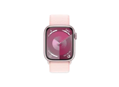 Apple Watch Series 9 (GPS + Cellular Model) 41mm Pink Aluminiumcase Light Pink Sports Loop Pink Aluminium "Pink" MRJ13J/A