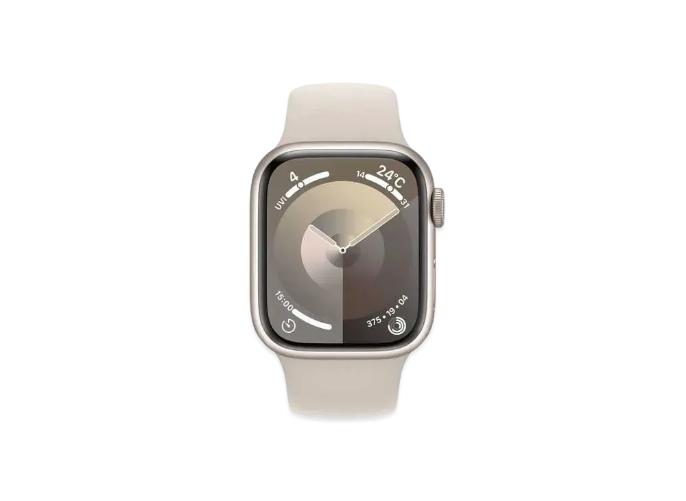 アップルウォッチ シリーズ9 (GPSモデル) 41mm スターライト 