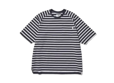 CMF OUTDOOR GARMENT Border Tee H/S -2024FW- "Navy"