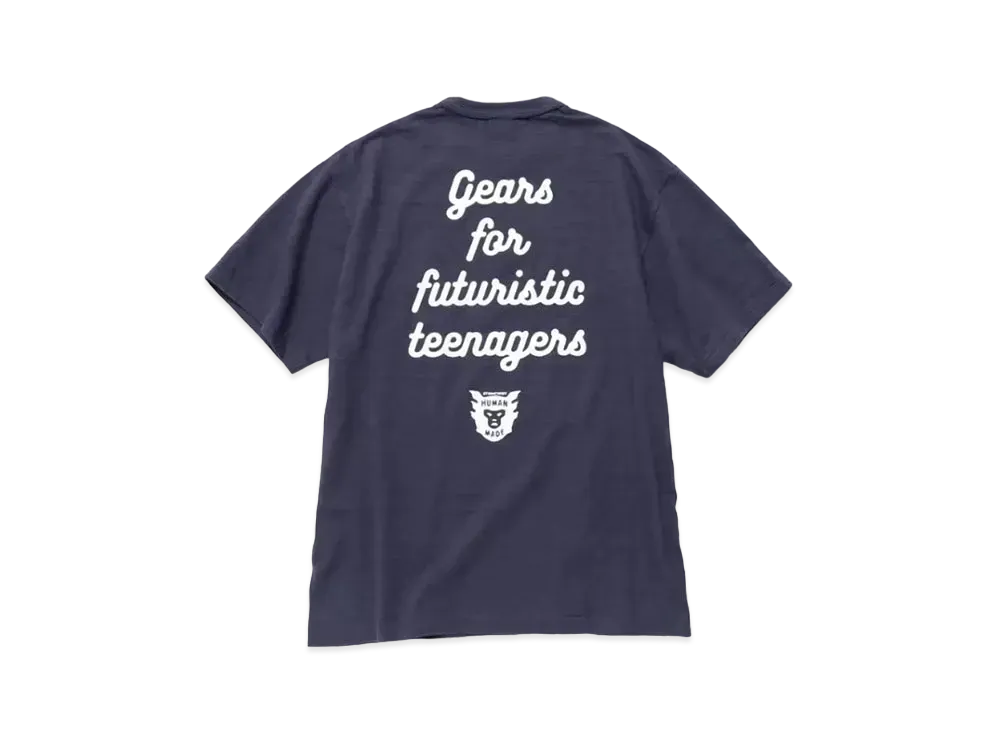 HUMAN MADE HEART BADGE T-SHIRT "Navy" HM24CS002