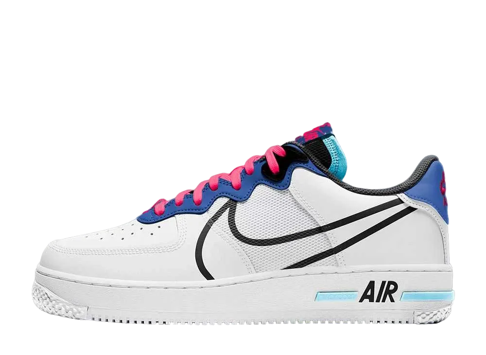 ナイキ エアフォース1 ロー リアクト "アストロノミーブルー/レーザークリムゾン"