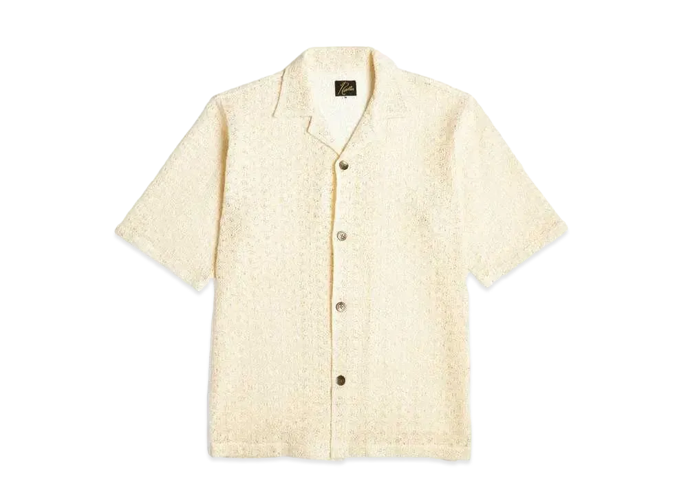 END. x Needles Rattan Cabana Shirt "Natural"