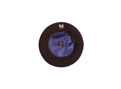 END. x Needles Rattan Beret "Brown"