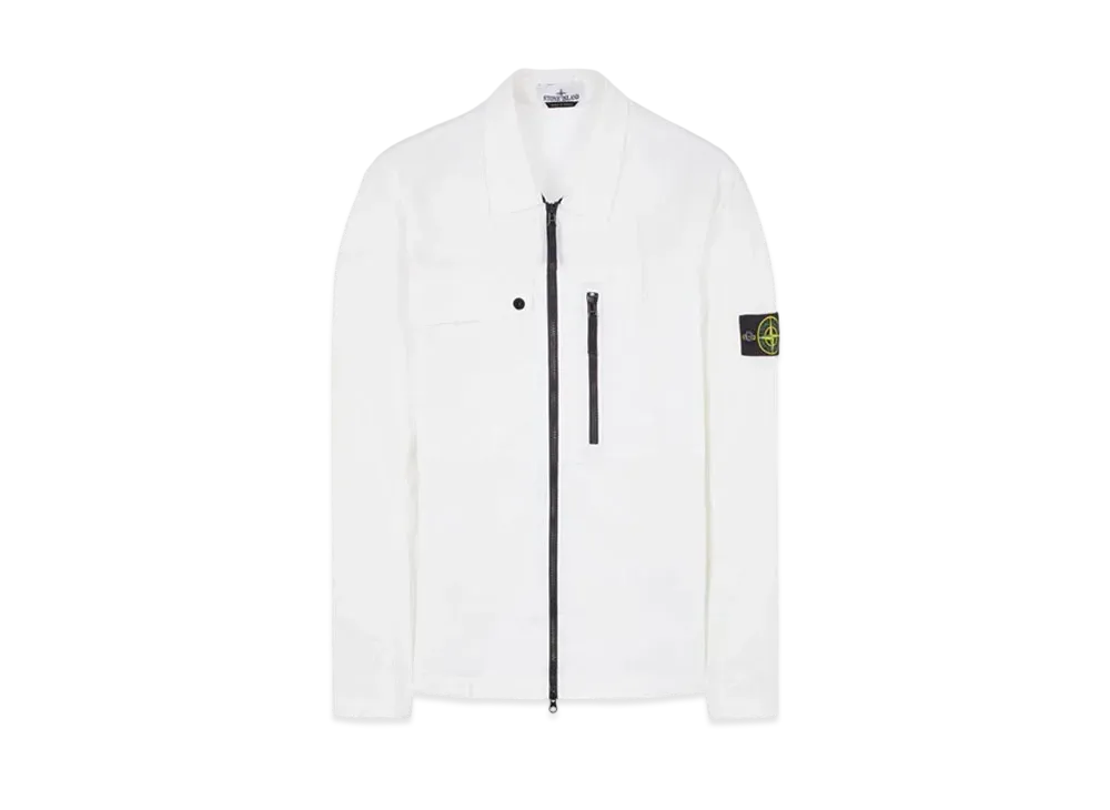 Stone Island 10210 SUPIMA Cotton Twill Stretch-TC "White"