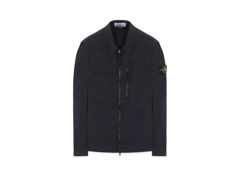 Stone Island 10210 SUPIMA Cotton Twill Stretch-TC "Blue"