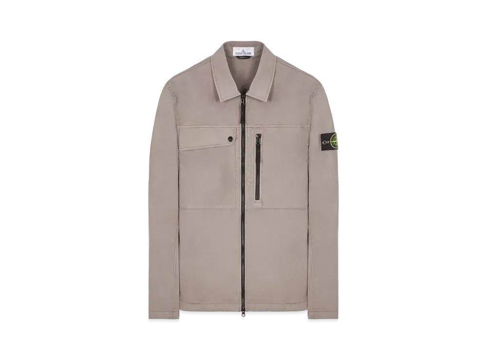 Stone Island 10210 SUPIMA Cotton Twill Stretch-TC "Dove Gray"