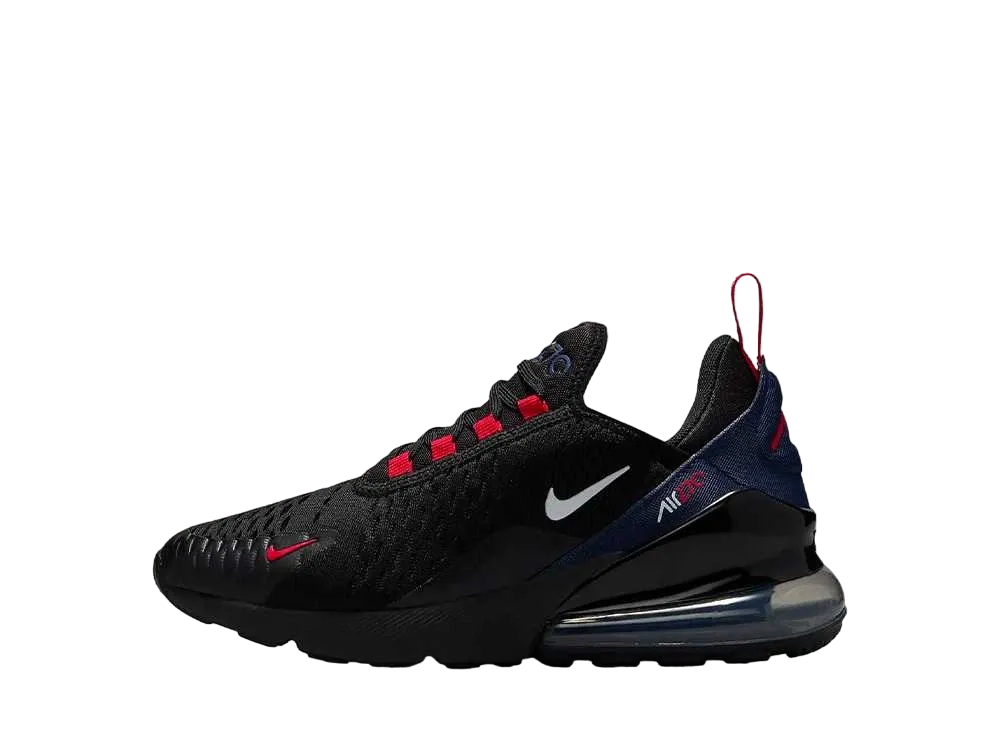 Nike GS Air Max 270 "Black/Midnight Navy/University Red/White"