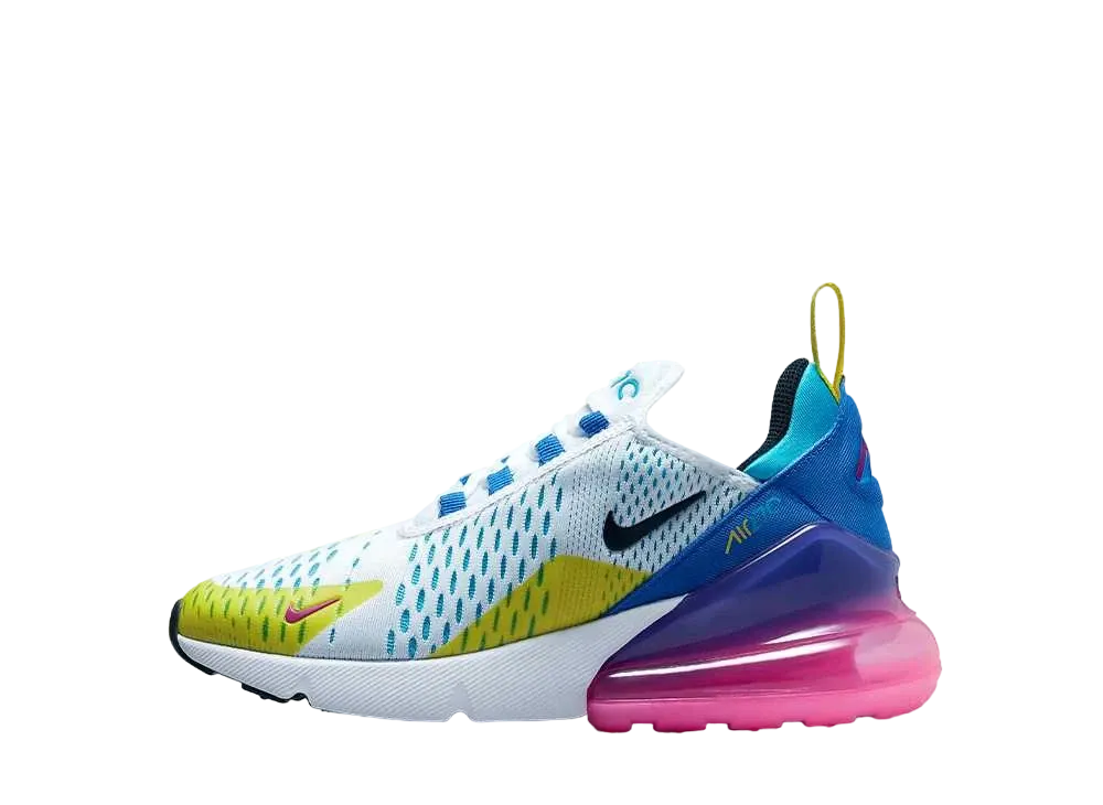 Nike GS Air Max 270 "White/Hyper Royal/Pink Spell/Black"
