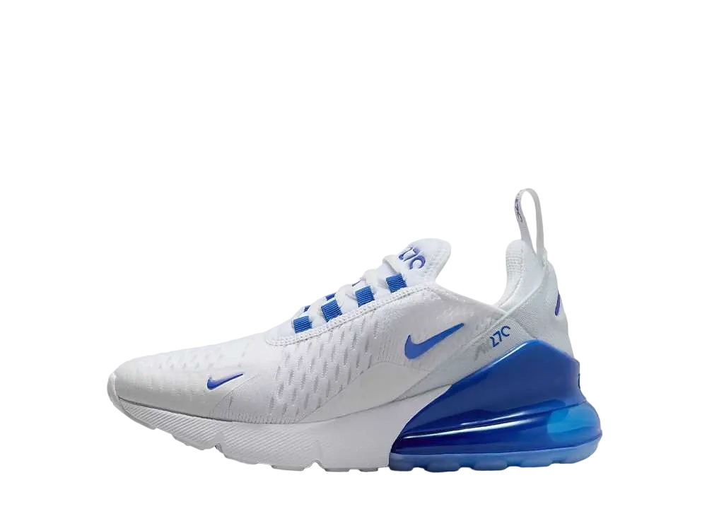 Nike GS Air Max 270 "White/Wolf Grey/Game Royal"
