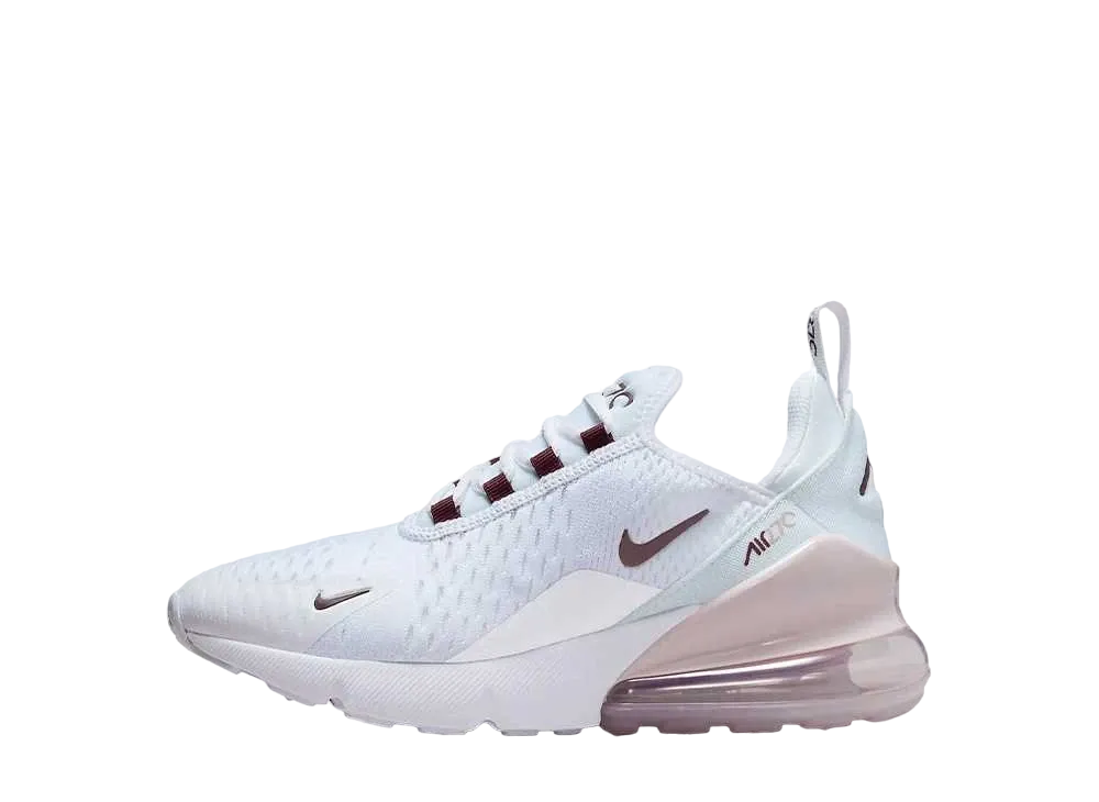 Nike GS Air Max 270 "White/Platinum Violet/Burgundy Crush"