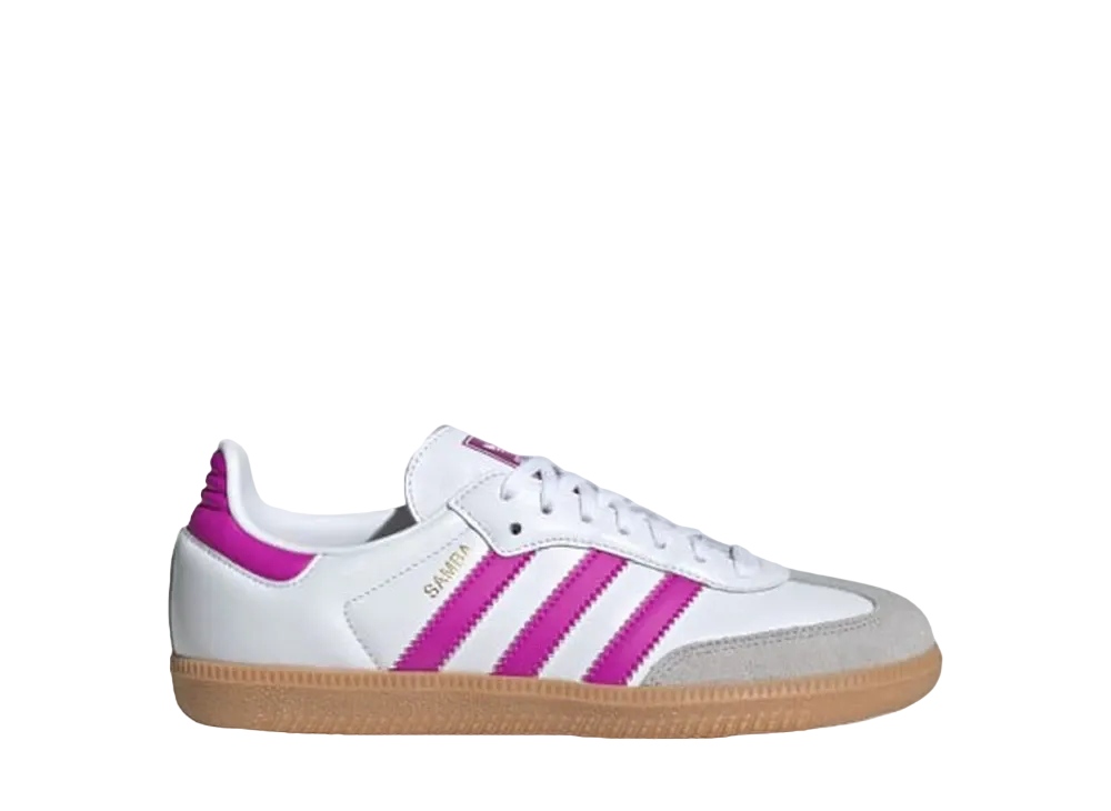 アディダス オリジナルス GS サンバ OG "クラウドホワイト/パープルバースト/ガム"
