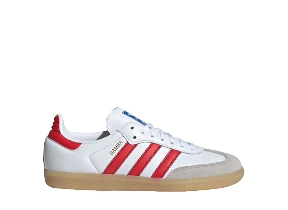 アディダス オリジナルス GS サンバ OG "クラウドホワイト/カレッジエイトレッド/ガム"