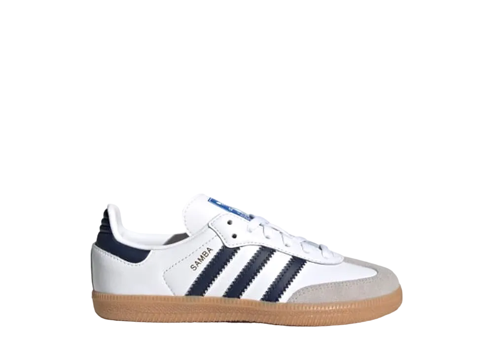 アディダス オリジナルス キッズ サンバ OG "クラウドホワイト/ナイトインディゴ/ガム" (キッズ)