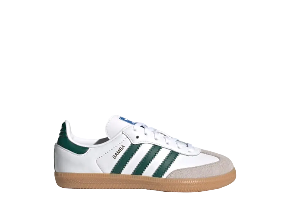 アディダス オリジナルス キッズ サンバ OG "クラウドホワイト/カレッジエイトグリーン/ガム" (キッズ)