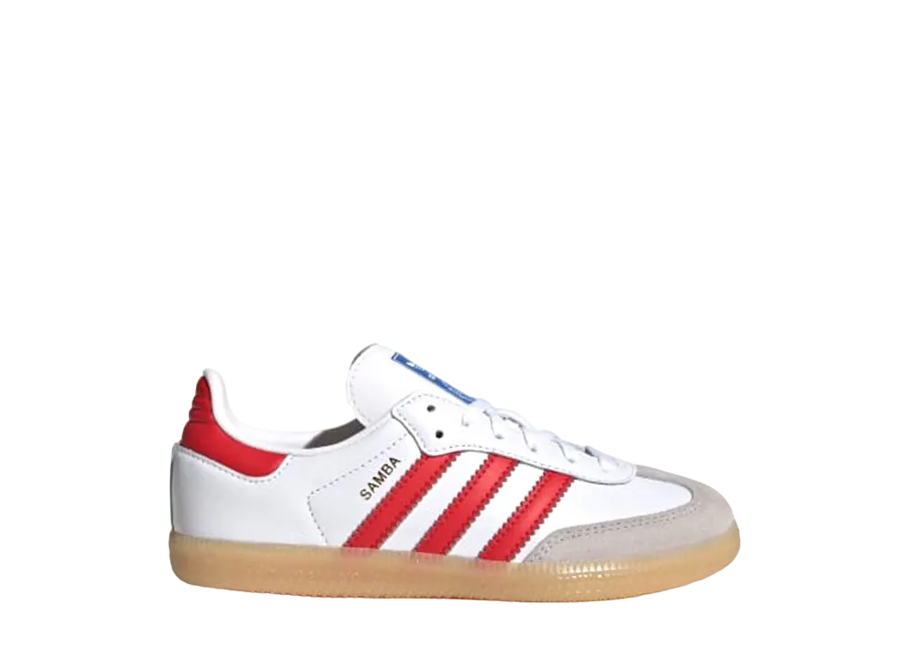 adidas PS Samba OG "Cloud White/Collegiate Red/Gum"