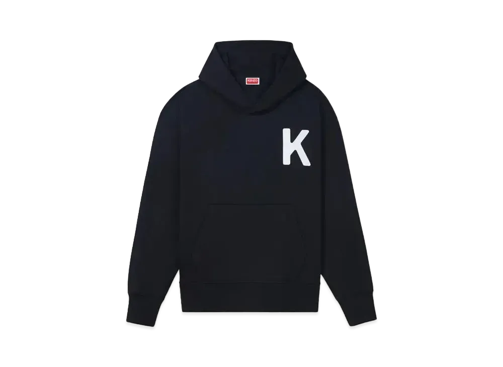 KENZO 'LUCKY TIGER' Embroidery Oversized Hoodie Unisex "Black"