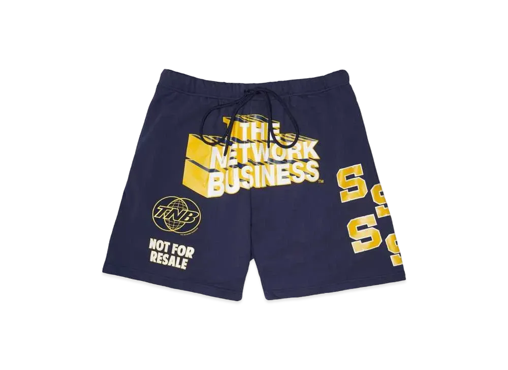THE NETWORK BUSINESS Sweat Short Pants "Navy" TNBP006-0157
