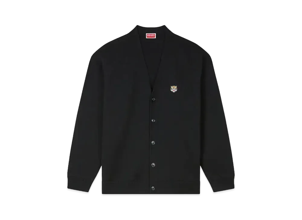 KENZO 'LUCKY TIGER' Embroidery Cardigan "Black"