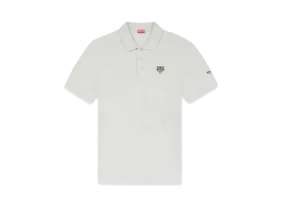 KENZO 'LUCKY TIGER' Embroidery Organic Cotton Polo "Pale Grey"