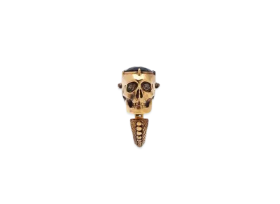 Alexander McQUEEN Victorian Skull Ring "Antique Gold"