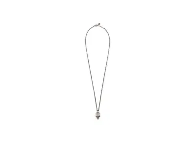 Alexander McQUEEN Knuckle Skull Necklace "Antique Silver"