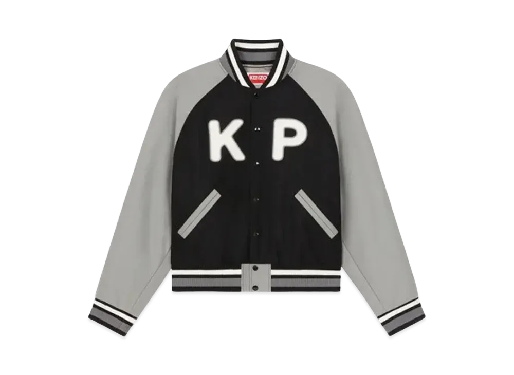KENZO 'VARSITY' Wool Jacket Unisex "Black"