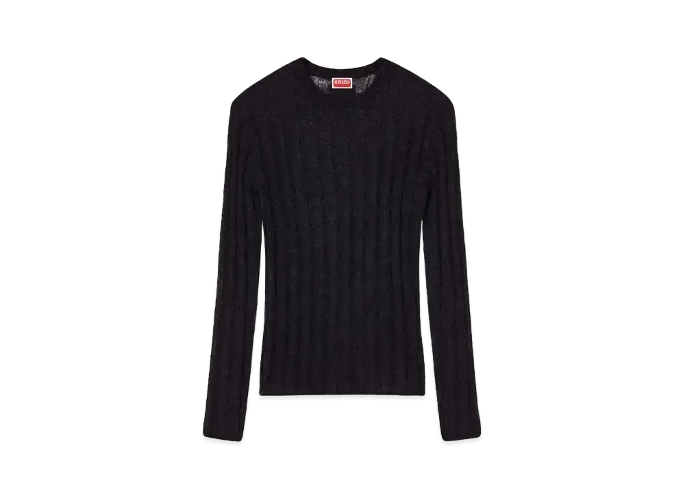 KENZO Semi-Sheer Jumper "Black"