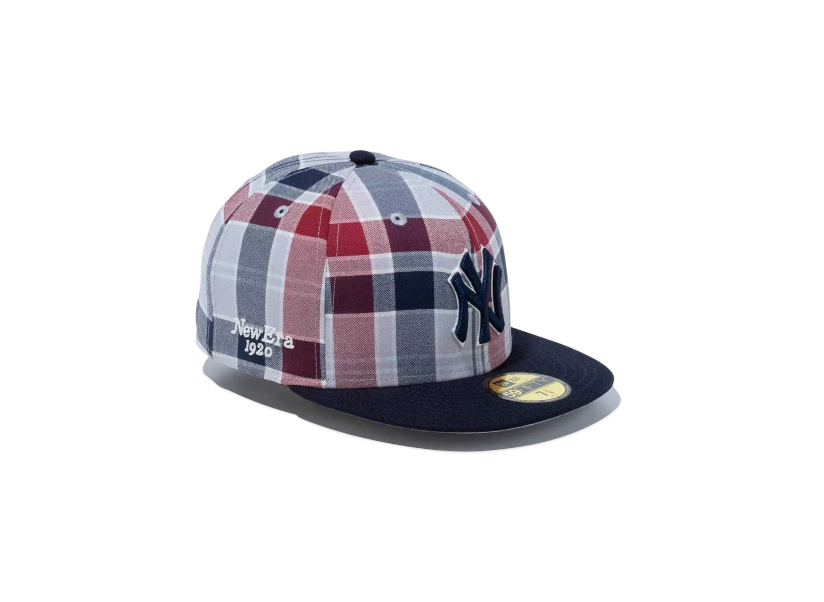 NEW ERA BLACK LABEL SS24 59Fifty New York Yankees Check "Grey"