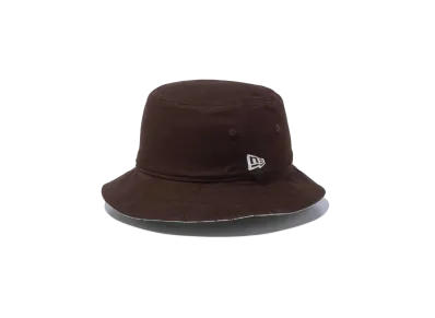 NEW ERA BLACK LABEL FW23 Bucket 01 Reversible "Walnut/Stone Check"