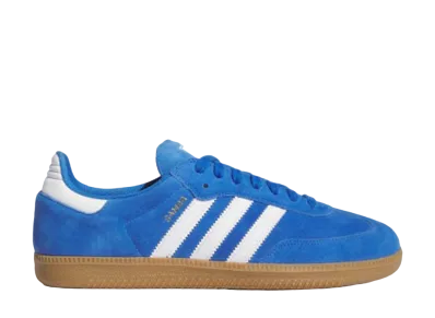 adidas Samba ADV "Blue Bird/Cloud White/Gold Metallic"