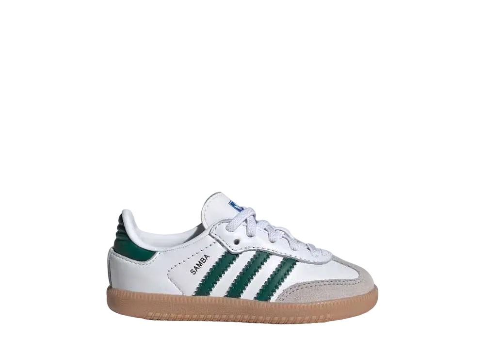adidas INFANT Samba OG "Cloud White/Collegiate Green/Gum"
