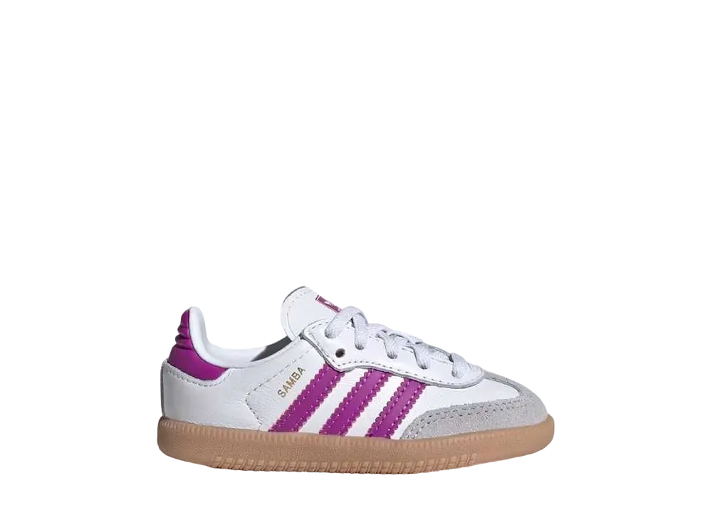 アディダス オリジナルス インファント サンバ OG "クラウドホワイト/パープルバースト/ガム" (キッズ)
