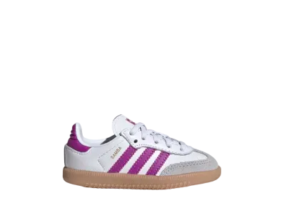 adidas INFANT Samba OG "Cloud White/Purple Burst/Gum"
