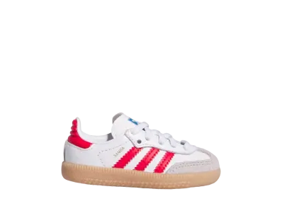 adidas INFANT Samba OG "Cloud White/Collegiate Red/Gum"